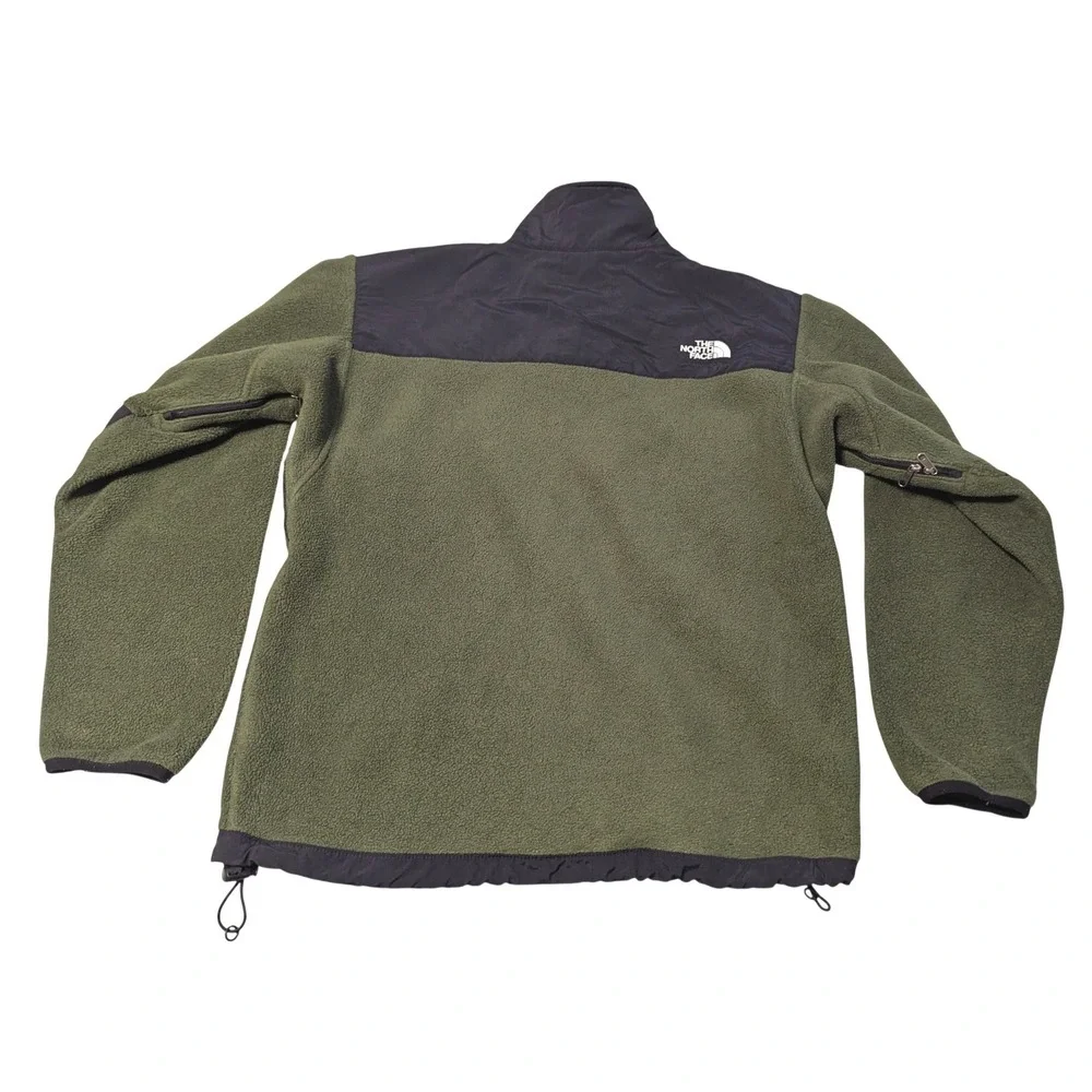 The North Face Men's Small Retro Denali Jacket Fleece Woodland Green TNF Black